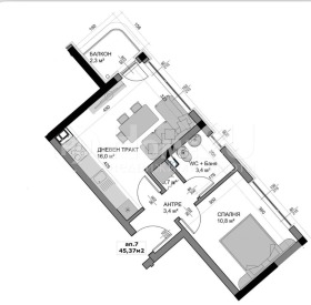 2-СТАЕН, 52 m2 - Holmes.bg 2-СТАЕН, 52 m2