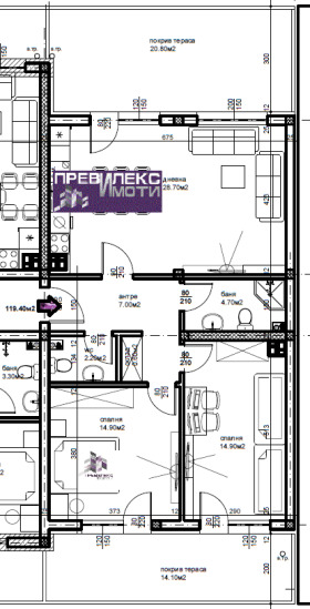3-СТАЕН, 135 m2 - Holmes.bg 3-СТАЕН, 135 m2