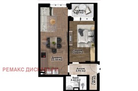 Продава 2-стаен, град Пловдив