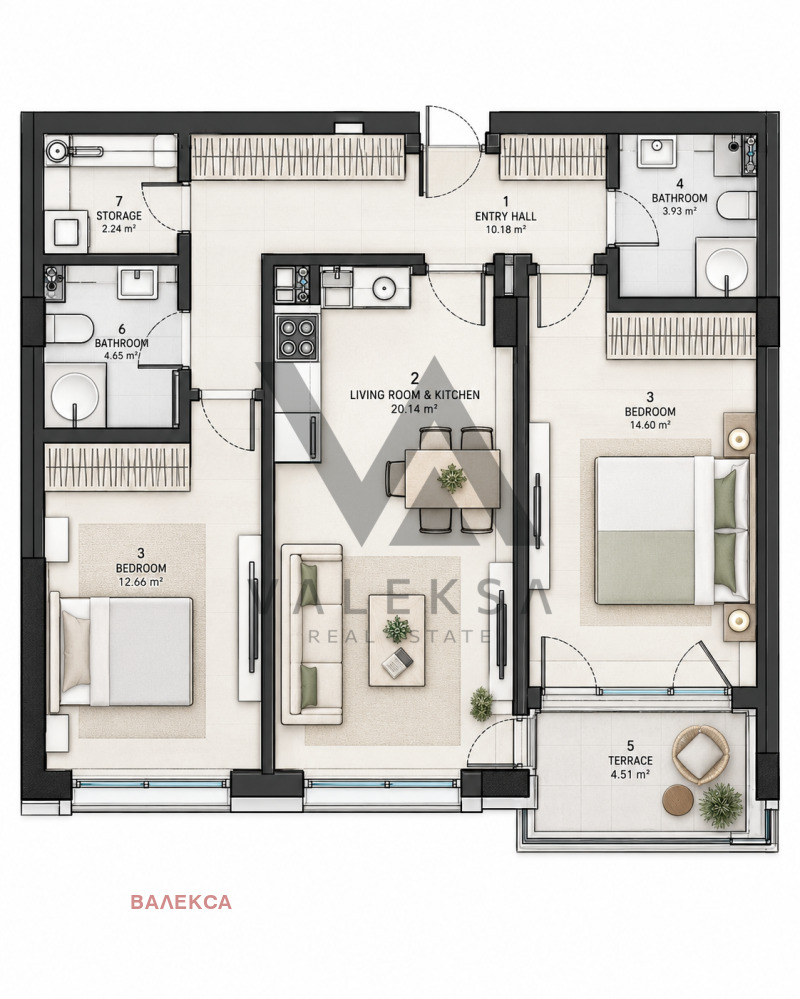 Продава 3-СТАЕН, град София, Малинова долина • 194450 € • 68625865 1 — Holmes.bg Продава 3-СТАЕН, град София, Малинова долина • 194450 € • 68625865 1