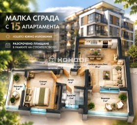 Продава 2-стаен, град Пловдив