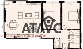 3-СТАЕН, 119 m2 - Holmes.bg 3-СТАЕН, 119 m2