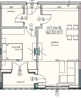 2-СТАЕН, 72 m2 - Holmes.bg 2-СТАЕН, 72 m2