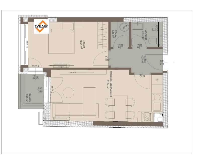 Продава 2-СТАЕН, град София, Левски • 105800 € • 17698697 1 — Holmes.bg Продава 2-СТАЕН, град София, Левски • 105800 € • 17698697 1