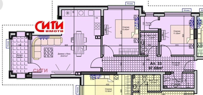Продава 3-СТАЕН, гр. Стара Загора, Железник - център
