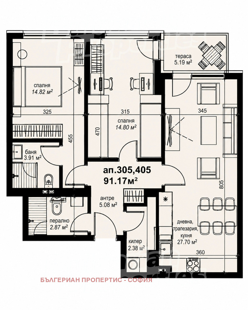 Продава 3-СТАЕН, град София, Зона Б-5 • 282700 € • 17708450 1 — Holmes.bg Продава 3-СТАЕН, град София, Зона Б-5 • 282700 € • 17708450 1