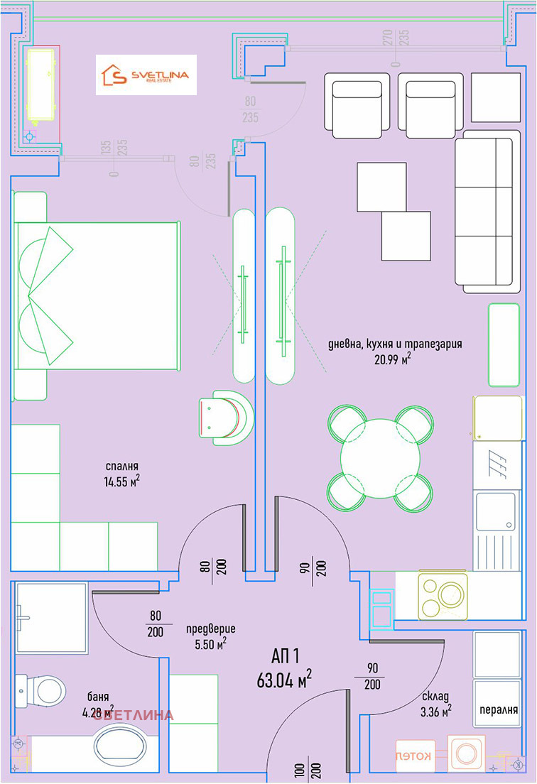 Продава 2-СТАЕН, град София, Малинова долина • 135425 € / 264868.28 лв. • 87482108 1 — Holmes.bg Продава 2-СТАЕН, град София, Малинова долина • 135425 € / 264868.28 лв. • 87482108 1