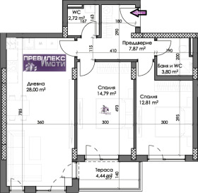 3-СТАЕН, 105 m2 - Holmes.bg 3-СТАЕН, 105 m2