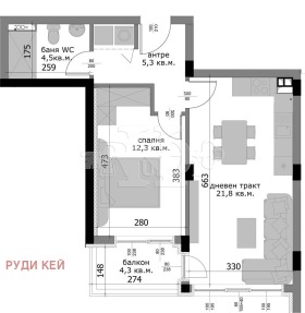 2-СТАЕН, 66 m2 - Holmes.bg 2-СТАЕН, 66 m2