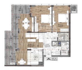 3-СТАЕН, 135 m2 - Holmes.bg 3-СТАЕН, 135 m2