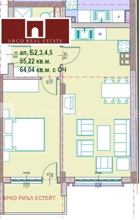 2-СТАЕН, 64 m2 - Holmes.bg 2-СТАЕН, 64 m2