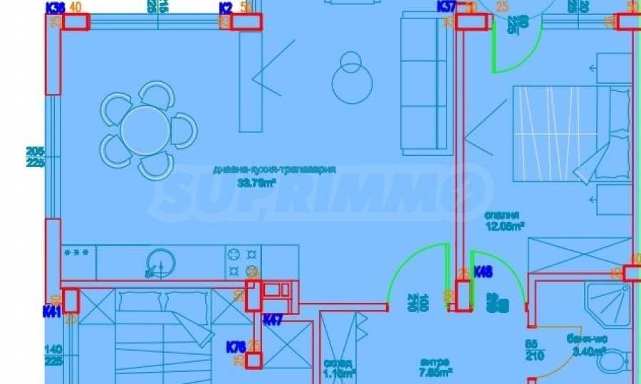 Продава 3-стаен град Бургас , Славейков , 97 кв.м | 46307512 — Imoti.com Продава 3-стаен град Бургас , Славейков , 97 кв.м | 46307512
