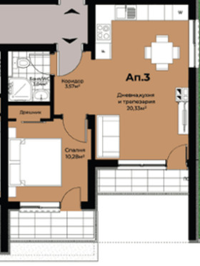 2-СТАЕН, 61 m2 - Holmes.bg 2-СТАЕН, 61 m2