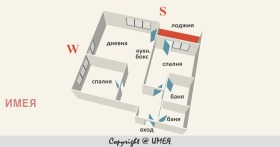 3-СТАЕН, 107 m2 - Holmes.bg 3-СТАЕН, 107 m2