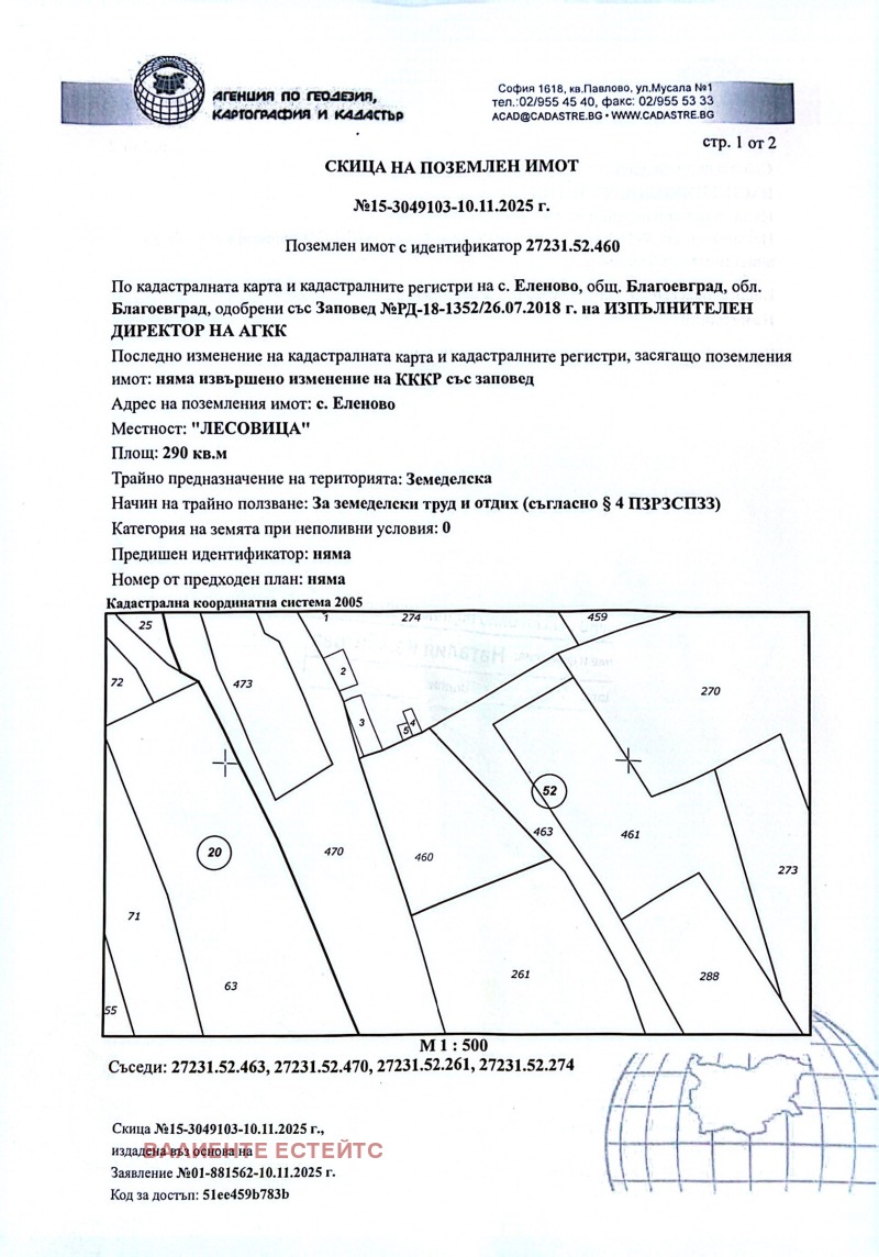 Продава ПАРЦЕЛ, град Благоевград, Еленово 2 • по договаряне • 57634448 1 — Holmes.bg Продава ПАРЦЕЛ, град Благоевград, Еленово 2 • по договаряне • 57634448 1
