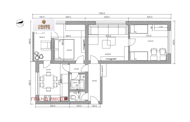 Продава 3-СТАЕН, град Русе, Център • 133900 € • 27205208 1 — Holmes.bg Продава 3-СТАЕН, град Русе, Център • 133900 € • 27205208 1