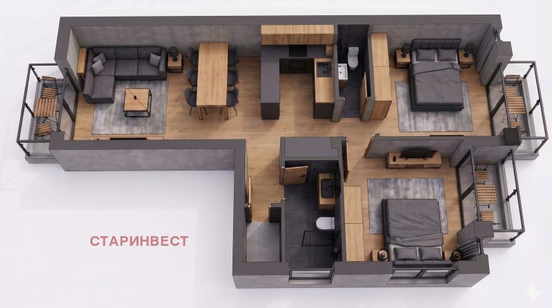 Продава 3-СТАЕН, град София, Банишора • 213000 € • 54180895 1 — Holmes.bg Продава 3-СТАЕН, град София, Банишора • 213000 € • 54180895 1