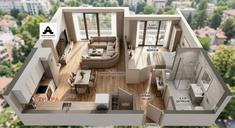 Продава 2-СТАЕН, град София, Малинова долина • 140000 € • 36239165 1 — Holmes.bg Продава 2-СТАЕН, град София, Малинова долина • 140000 € • 36239165 1