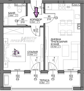 2-СТАЕН, 67 m2 - Holmes.bg 2-СТАЕН, 67 m2