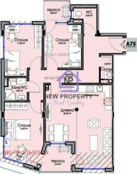 МНОГОСТАЕН, 128 m2 - Holmes.bg МНОГОСТАЕН, 128 m2