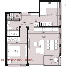 3-СТАЕН, 91 m2 - Holmes.bg 3-СТАЕН, 91 m2