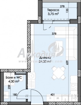 1-СТАЕН, 51 m2 - Holmes.bg 1-СТАЕН, 51 m2