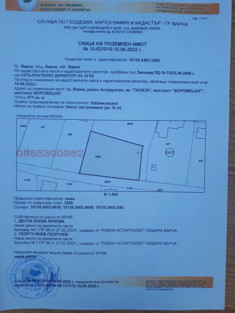 Продава ПАРЦЕЛ, град Варна, м-т Боровец - юг • 37000 € / 72365.71 лв. • 96853145 1 — Holmes.bg Продава ПАРЦЕЛ, град Варна, м-т Боровец - юг • 37000 € / 72365.71 лв. • 96853145 1