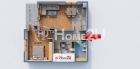 2-СТАЕН, 66 m2 - Holmes.bg 2-СТАЕН, 66 m2