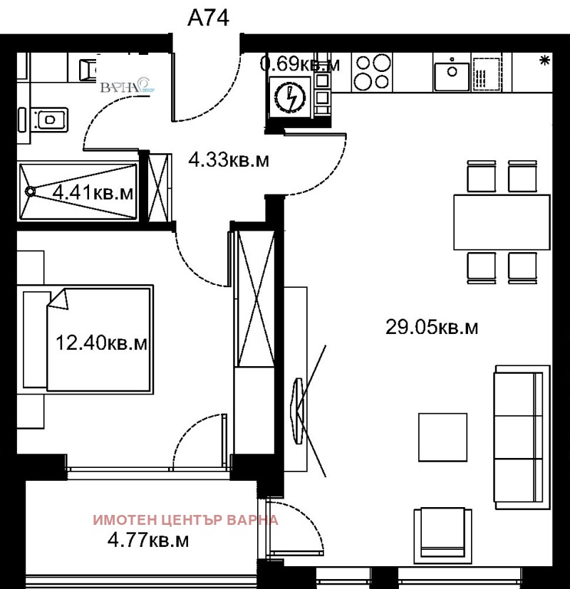 Продава 2-СТАЕН, град Варна, Изгрев • 133800 € • 60085822 1 — Holmes.bg Продава 2-СТАЕН, град Варна, Изгрев • 133800 € • 60085822 1