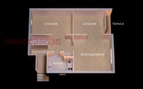 Продава етаж от къща област Пловдив с. Белащица - [1] 