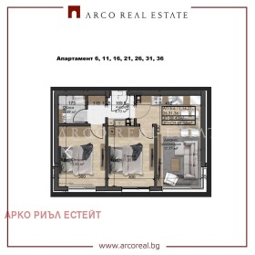 3-СТАЕН, 70 m2 - Holmes.bg 3-СТАЕН, 70 m2