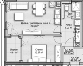 2-СТАЕН, 68 m2 - Holmes.bg 2-СТАЕН, 68 m2