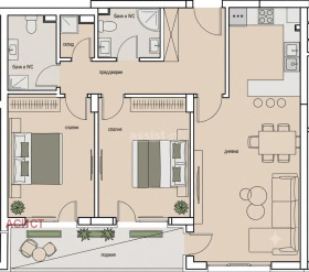 3-СТАЕН, 110 m2 - Holmes.bg 3-СТАЕН, 110 m2