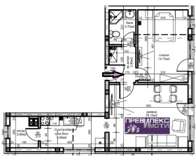 2-СТАЕН, 119 m2 - Holmes.bg 2-СТАЕН, 119 m2