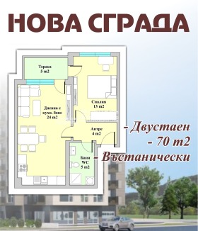 Продажба на двустайни апартаменти в град Пловдив — страница 5 - изображение 13 