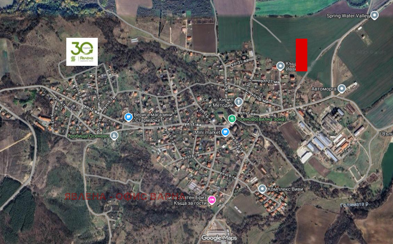 Продава ПАРЦЕЛ, област Варна, с. Осеново • 154000 € • 97606338 1 — Holmes.bg Продава ПАРЦЕЛ, област Варна, с. Осеново • 154000 € • 97606338 1