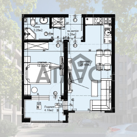 2-СТАЕН, 61 m2 - Holmes.bg 2-СТАЕН, 61 m2