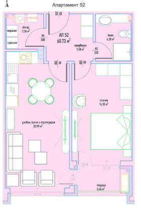 Обява Продава 2-СТАЕН,град София, Малинова долина