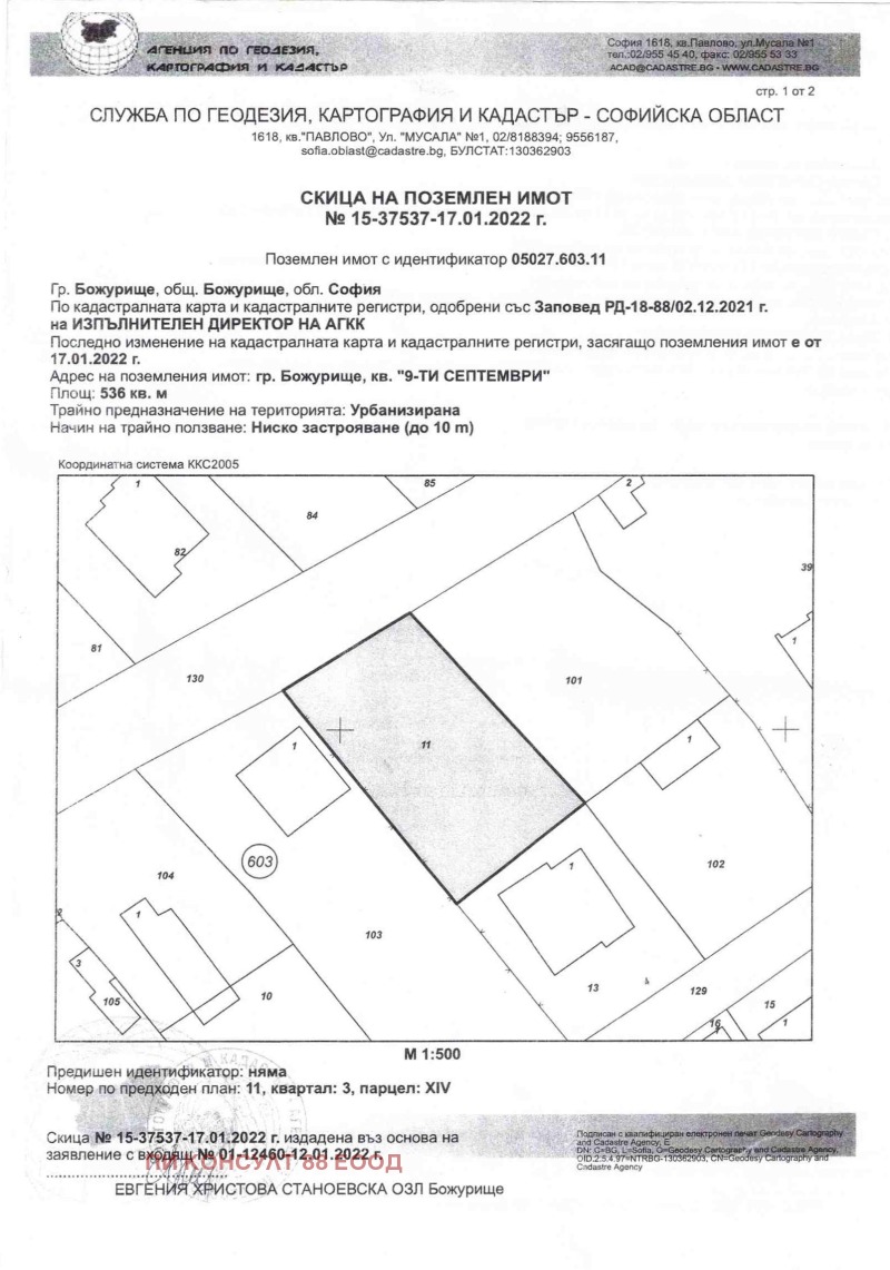 Продава ПАРЦЕЛ, област София, гр. Божурище • 311640 € • 35907921 1 — Holmes.bg Продава ПАРЦЕЛ, област София, гр. Божурище • 311640 € • 35907921 1