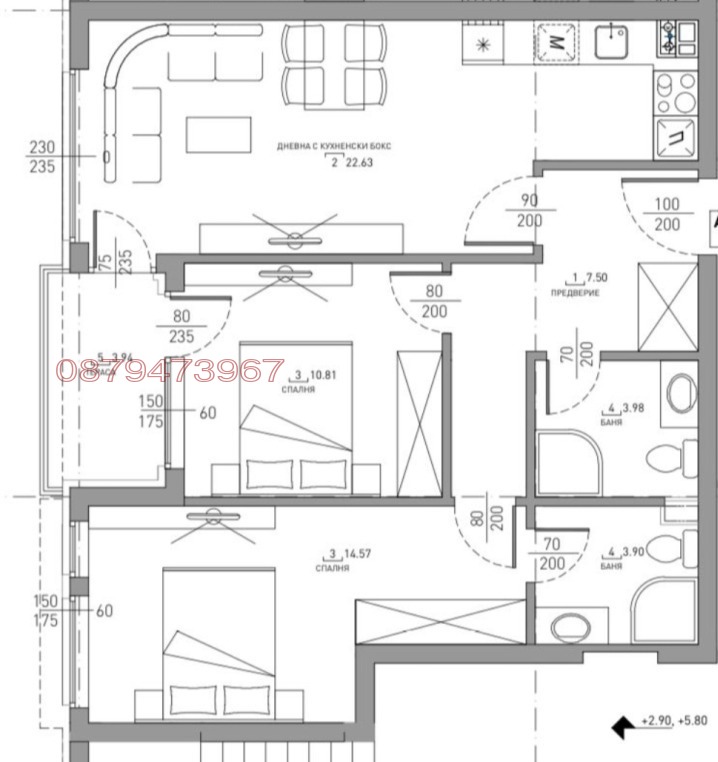 Продава 3-СТАЕН, град София, Малинова долина • 229000 € / 447885.07 лв. • 93500103 1 — Holmes.bg Продава 3-СТАЕН, град София, Малинова долина • 229000 € / 447885.07 лв. • 93500103 1