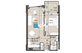 Обява Продава 2-СТАЕН,град София, Сердика