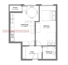 2-СТАЕН, 53 m2 - Holmes.bg 2-СТАЕН, 53 m2