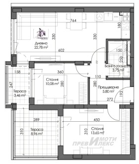 3-СТАЕН, 98 m2 - Holmes.bg 3-СТАЕН, 98 m2