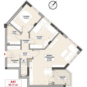3-СТАЕН, 108 m2 - Holmes.bg 3-СТАЕН, 108 m2