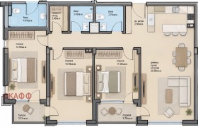 4-СТАЕН, 127 m2 - Holmes.bg 4-СТАЕН, 127 m2