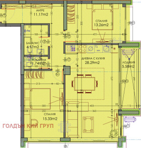 3-СТАЕН, 116 m2 - Holmes.bg 3-СТАЕН, 116 m2