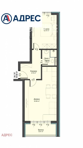 2-СТАЕН, 68 m2 - Holmes.bg 2-СТАЕН, 68 m2