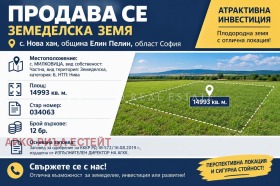 Продава Земеделска земя, с. Нови хан