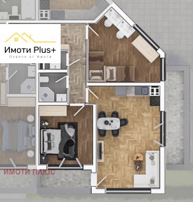 3-СТАЕН, 103 m2 - Holmes.bg 3-СТАЕН, 103 m2