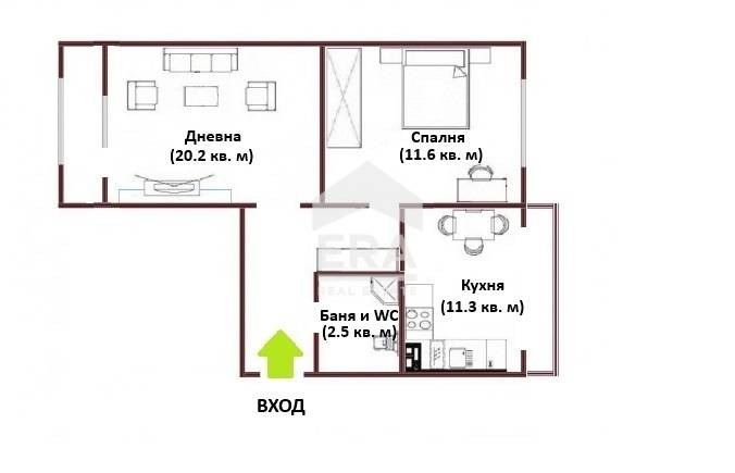 Продава 2-СТАЕН, гр. Варна, Младост 1, снимка 14 - Апартаменти - 53415023